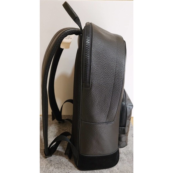 Disney x Marvel Black Panther Leather Backpack w/ Signature Canvas - Picture 7 of 7